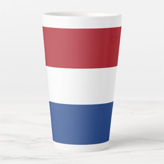 Nederlandse vlag latte mok (Voorkant)