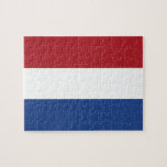 Nederlandse vlag legpuzzel<br><div class="desc">Een ideaal geschenk voor al diegenen die patriottisch zijn van hun land!</div>