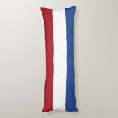Nederlandse vlag lichaamskussen (Achterkant (Verticaal))