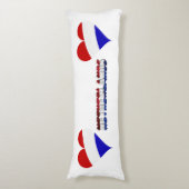 Nederlandse vlag lichaamskussen (Voorkant Verticaal)