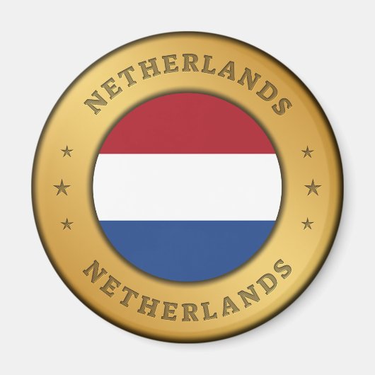 Nederlandse vlag magneet (Voorkant)