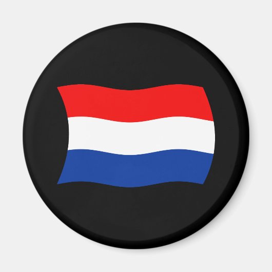 Nederlandse Vlag Magneet (Voorkant)