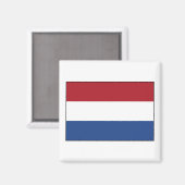 Nederlandse Vlag Magneet (Voorkant / Achterkant)