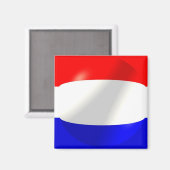 Nederlandse vlag magneet (Voorkant / Achterkant)