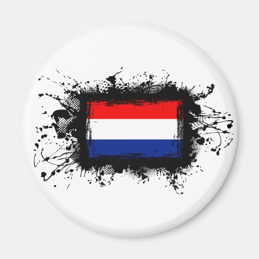 Nederlandse vlag magneet (Voorkant)
