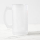 Nederlandse vlag matglas bierpul (Links)