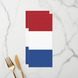 Nederlandse vlag menu
