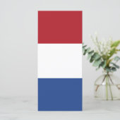 Nederlandse vlag menu (Staand voorkant)