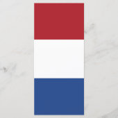 Nederlandse vlag menu (Voorkant)