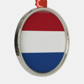 Nederlandse vlag metalen ornament (Rechts)