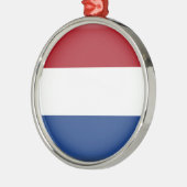 Nederlandse vlag metalen ornament (Links)