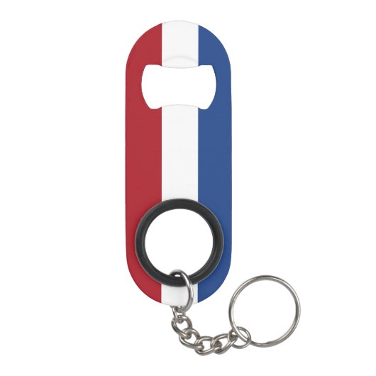Nederlandse vlag mini flessenopener (Achterkant)