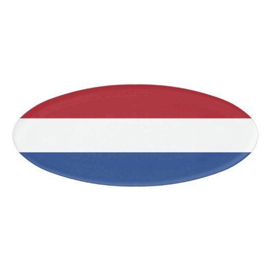 Nederlandse vlag naambadge (Voorkant)
