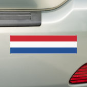 Nederlandse vlag, Nederland Bumpersticker (Op auto)