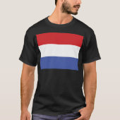 Nederlandse vlag. Nederland. Nederland. T-shirt (Voorkant)