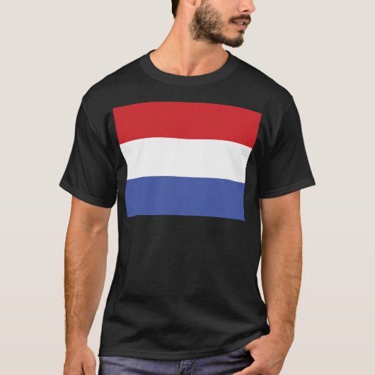 Nederlandse vlag. Nederland. Nederland. T-shirt (Voorkant)
