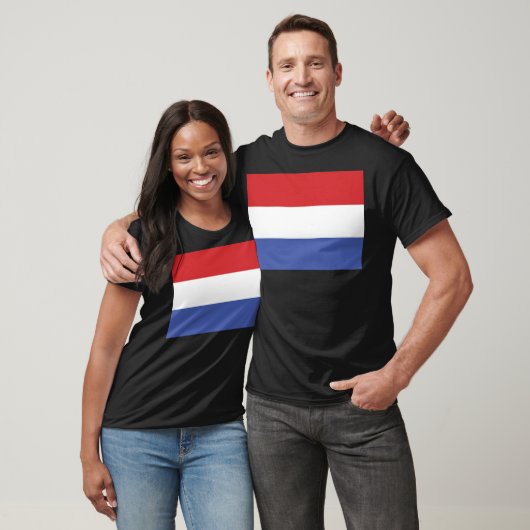 Nederlandse vlag. Nederland. Nederland. T-shirt (Unisex)