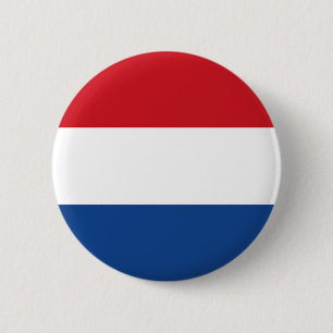 Nederlandse vlag, Nederland Ronde Button 5,7 Cm