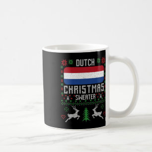 Nederlandse Vlag Nederlandse Kersttrui Koffiemok