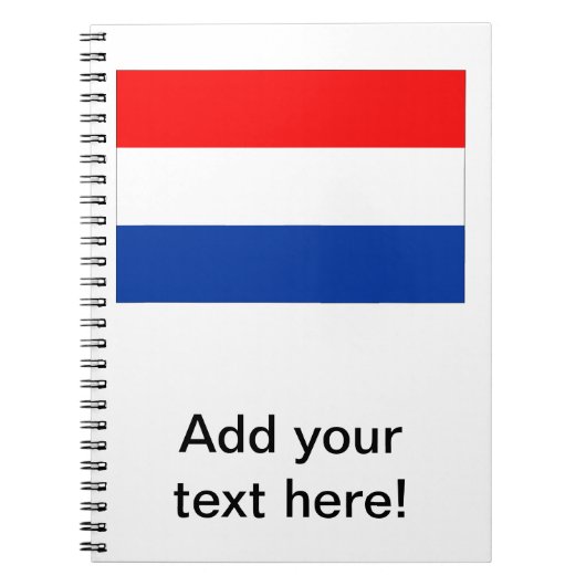 Nederlandse vlag notitieboek (Voorkant)