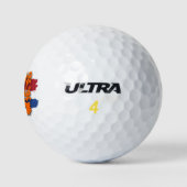 Nederlandse Vlag Oranje Leeuw Team Holland Golfballen (Logo)