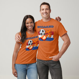 Nederlandse vlag Oranje Leeuw Voetbal Holland 2024 T-shirt