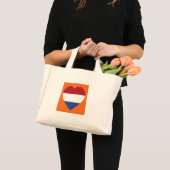 Nederlandse vlag Oranje tcn Mini Tote Bag (Voorkant (product))
