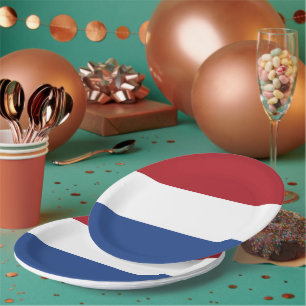 Nederlandse vlag papieren bordje