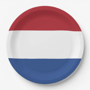 Nederlandse vlag papieren bordje