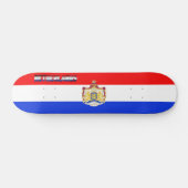 Nederlandse vlag persoonlijk skateboard (Horizontaal)