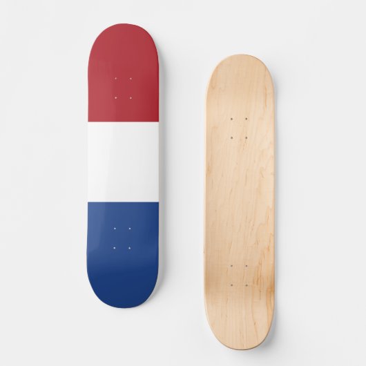 Nederlandse vlag persoonlijk skateboard (Voorkant)