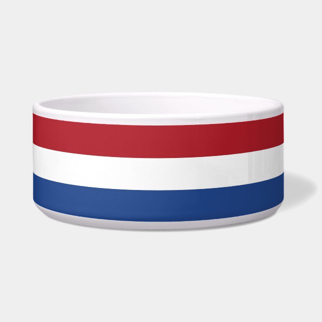Nederlandse vlag Pet Bowl Voerbakje (Links)
