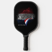 Nederlandse vlag pickleball paddle (Achterkant)