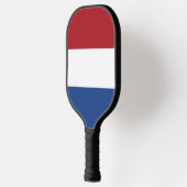 Nederlandse vlag pickleball paddle (Links)