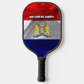 Nederlandse vlag pickleball paddle (Achterkant)