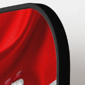 Nederlandse vlag pickleball paddle (Links Detail)