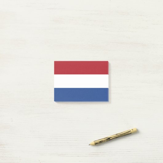 Nederlandse vlag post-it® notes (Op bureau)