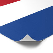 Nederlandse vlag poster (Hoek)