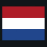 Nederlandse vlag poster<br><div class="desc">Nederlandse vlag</div>