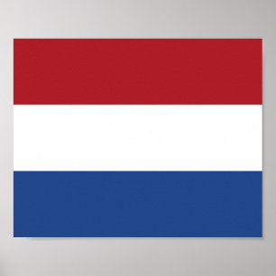 Nederlandse vlag poster