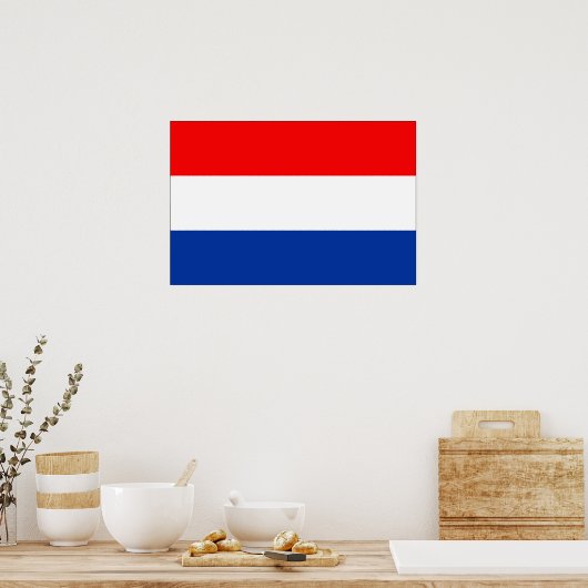 Nederlandse vlag poster (Keuken)