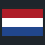 Nederlandse vlag poster<br><div class="desc">Patriottische vlag van Nederland.</div>
