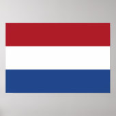 Nederlandse vlag poster (Voorkant)