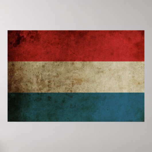  Nederlandse vlag Poster (Voorkant)