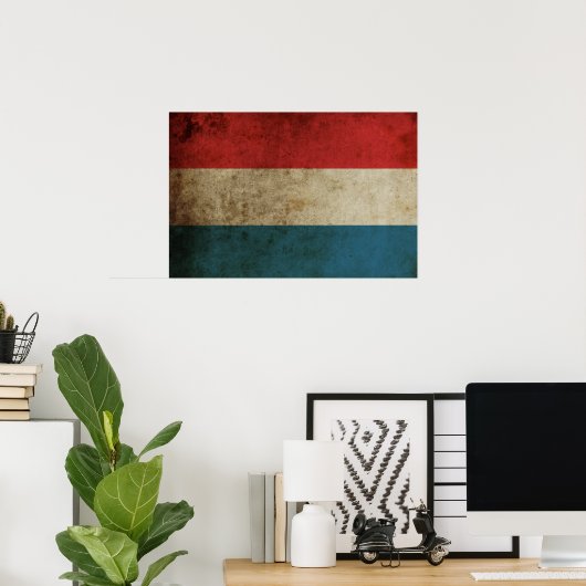  Nederlandse vlag Poster (Thuiskantoor)