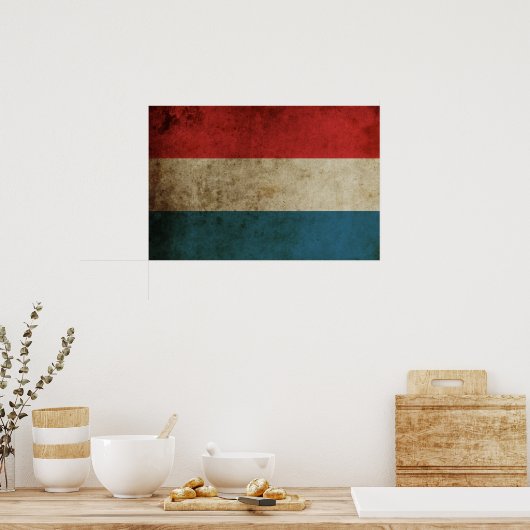  Nederlandse vlag Poster (Keuken)