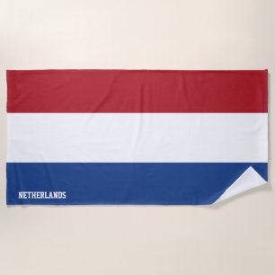 Nederlandse Vlag Prachtig Patriotisch Strandlaken