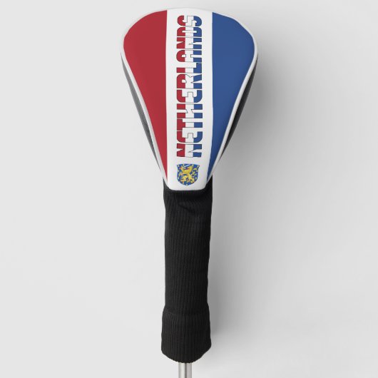 Nederlandse vlag: Praktisch patriottisch Golfheadcover (Voorkant)