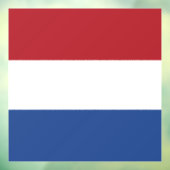 Nederlandse vlag raamsticker (Vel 3)