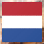 Nederlandse vlag raamsticker (Vel 2)